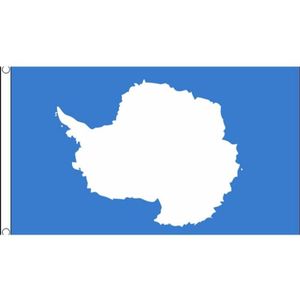 Vlag met Antarctica afbeelding