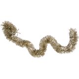 1x Gouden kerstboom tinsel/folie slingers 200 x 15 cm