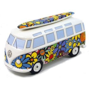 Hippie VW bus spaarpotten 21 cm