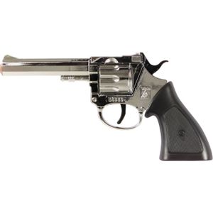 Cowboy Verkleed Speelgoed Revolver/Pistool Metaal 100 Schots Plaffertjes