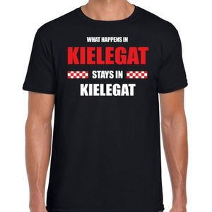 Carnaval verkleed shirt Kielegat / Brabant / Breda zwart voor heren