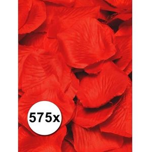 Kunst rozenblaadjes rood 575 stuks