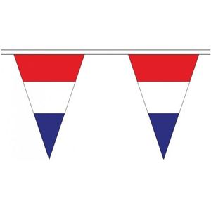 Extra lange Nederland vlaggenlijnen van 20 meter