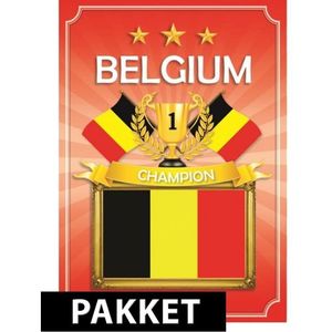 EK/WK Belgie feestartikelen en versiering