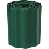 4x stuks Kunststof grasranden / borderranden groen 9 m x 20 cm inclusief Bison PVC lijm