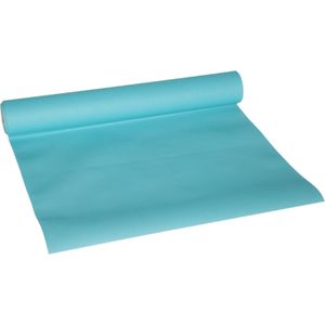 Cosy &amp; Trendy Tafelloper - papier -  turquoise - 480 x 40 cm
