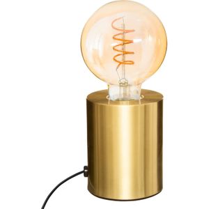Atmosphera Tafellamp Saba - metaal - goud - H10 cm - Leeslampje - Designlamp