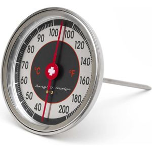Analoge vleesthermometer / keuken thermometer kunststof 14 cm