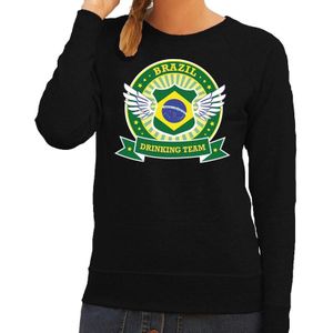 Brazil drinking team sweater zwart dames