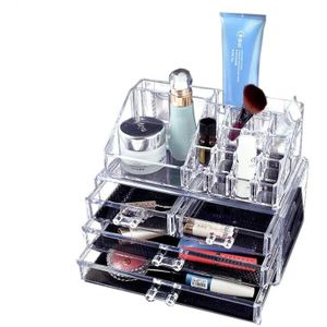 Make-up organizer/opberger/houder met ladekast 24 cm