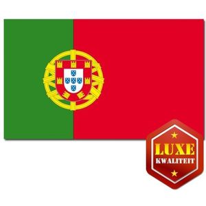 Luxe Portugese vlag 100x150