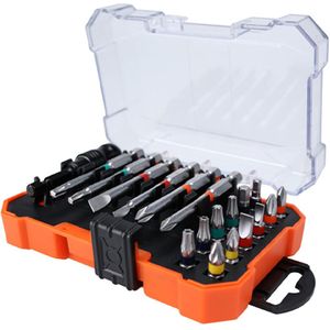 FX Tools Bitset - 19-delig - staal - schroefbitset - in bewaarbox