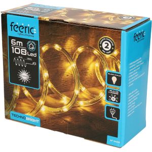 Feeric lights &amp; Christmas Lichtslang - 6M - warm wit - 108 LEDs