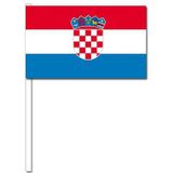 Zwaaivlaggetjes Kroatie 50 stuks