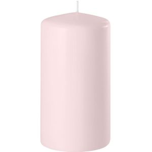 Enlightening Candles Cilinderkaars/stompkaars Licht roze - 6 x 8 cm - 27 Branduren