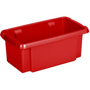 Sunware Opslagbox - kunststof - 7 L - rood - 38 x 21 x 14 cm