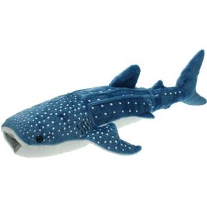 Cornelissen Walvis haai knuffel - pluche - blauw - 54 cm