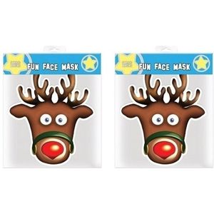2x Rudolph maskers