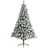 Kerst kunstboom Imperial Pine besneeuwd 210 cm