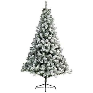Kerst kunstboom Imperial Pine besneeuwd 210 cm