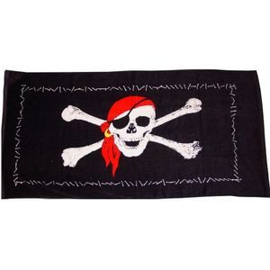 Strandlaken kind piraat 75 x 150