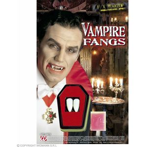 2x Vampier horror tanden