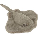 Pluche Kleine Knuffel Zeedieren Grijze Rog van 43 cm - Speelgoed Beesten/Vissen