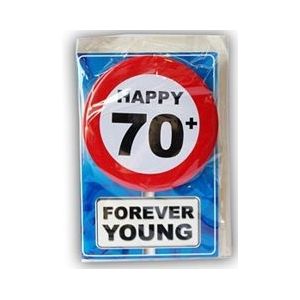 Verjaardagskaart 70 jaar