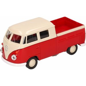 Speelgoed Rode Volkswagen T1 Pick Up Auto 1:36