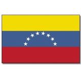 Gevelvlag/vlaggenmast vlag Venezuela 90 x 150 cm