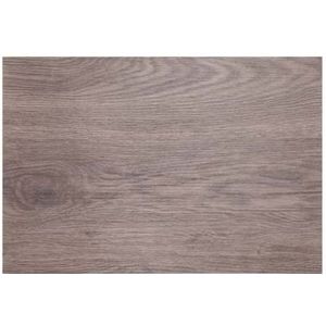 1x Placemats bruine hout print 45 cm - Placemats/onderleggers tafeldecoratie - Tafel dekken
