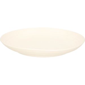 PlasticForte Rond bord/camping bord - D22 cm - ivoor wit - kunststof