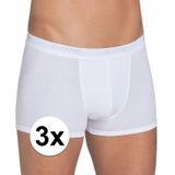 3x basic heren boxershort Sloggi wit S