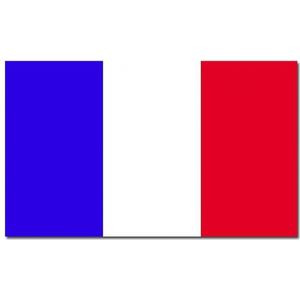 Gevelvlag/vlaggenmast  vlag Franse 90 x 150 cm