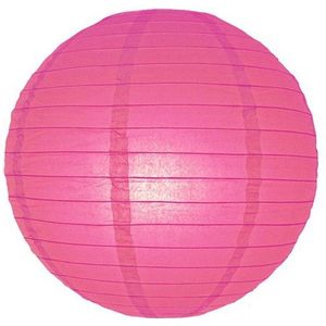 Fuchsia roze bol lampion 25 cm