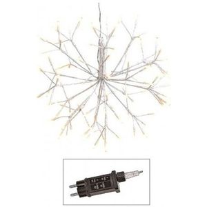 Verlichte vuurwerk bol/lichtbollen - hangdecoratie - 40 cm - 96 leds