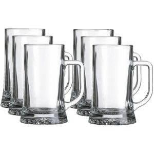 12x Bierglazen/bierpullen 520 ml Maxim