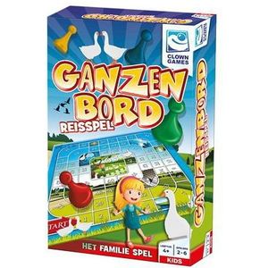 Clown Games Ganzenbord - Speelplezier voor het hele gezin - Geschikt voor 2-6 spelers vanaf 4 jaar