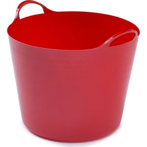 Whitefurze Flexibele emmer - 26 liter - Kunststof - Rood - 38 x 41 x 35 cm
