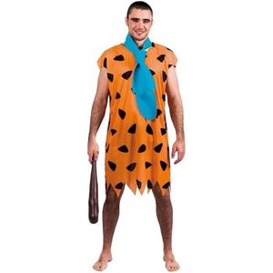 Oranje Fred kostuum met stropdas voor heren