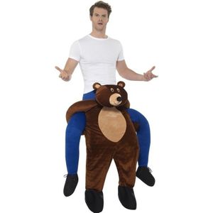 Ride on kostuum beer voor volwassenen