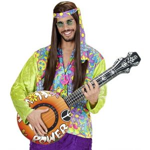 Toppers Opblaasbare flower power banjo