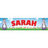 Sarah 50 jaar spandoek 200 cm