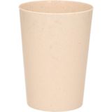 8x drinkbekers van afbreekbaar materiaal 500 ml in het eco-beige