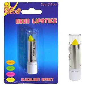 Neon gele lipstick
