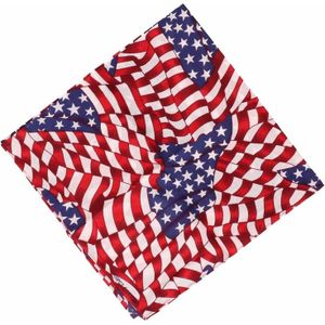 USA bandana kleine vlaggetjes