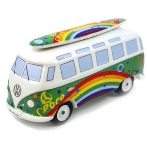 Peace VW bus spaarpotten 21 cm