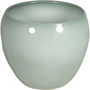 Floran Bloempot Rian - mistry groen - keramiek - 31 x 27 cm - plantenpotten binnen