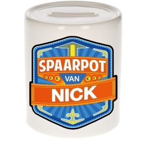 Vrolijke kinder spaarpot voor Nick