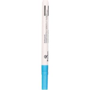 Textielstift blauw met dunne punt